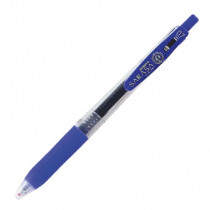 Boligrafo Zebra Sarasa Clip rollerball retractil punto mediano 0.7 tinta gel color azul caja c/12 [ 808AZLMDC012 ]