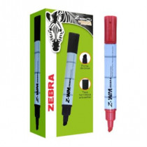 Marcador Zebra para Pizarrn Blanco Z-WM Bold Color Rojo C/12 Pzas [ 4009-02-12PZ ]