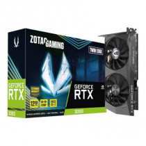 Tarjeta de Video Zotac Twin Edge GeForce RTX3060 12GB Dual Fan GDDR6 192-bit PCIe 4.0 3xDP 1xHDMI [ ZT-A30600E-10M ]