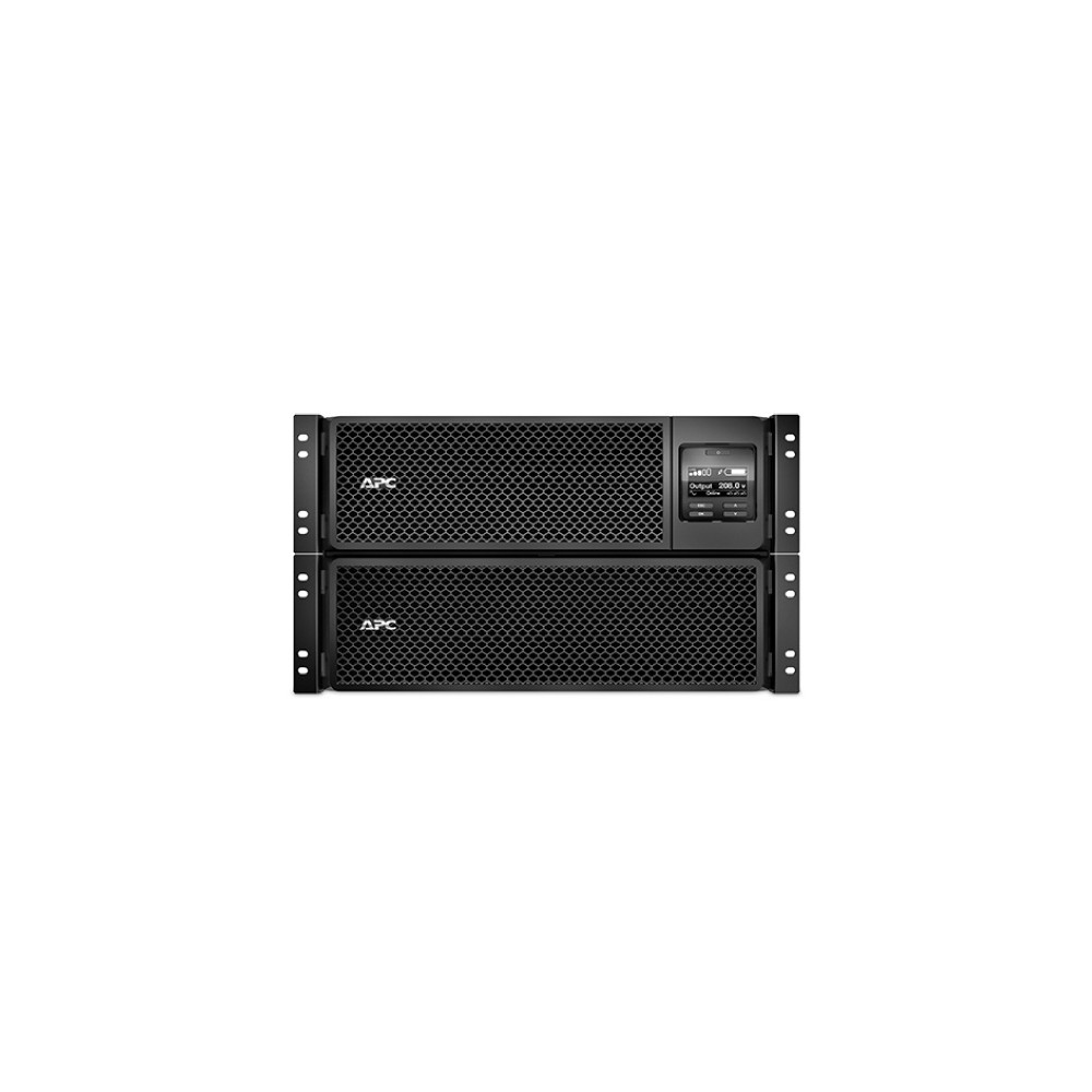 UPS APC 10 kVA/10 kW Rack 6U 208 V 4 Salidas L6-30R NEMA tarjeta de red+SmartSlot Autonomia extendid [ SRT10KRMXLT ]