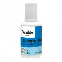 Corrector Lquido Barrilito Bote 12ml 1 Pza [ CL12 ]