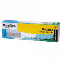 Navajas Barrilito 39x19mm Caja C/100 Pzas [ 100NAV ]