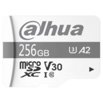 Memoria Micro SD DAHUA de 256 GB  Velocidad de Lectura 100 MB  Velocidad de Escritura de 80 MB  Espe [ DHI-TF-P100256G ]