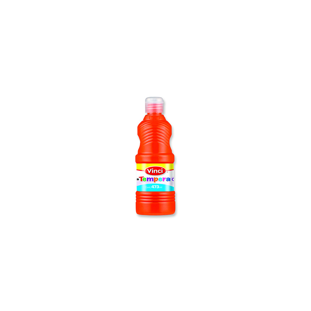 Pintura tempera vinci 473 ml rojo naranja [ 22640 ]