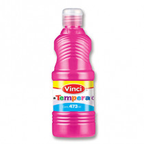 Pintura tempera vinci 473 ml rosa fluorescente [ 53097 ]