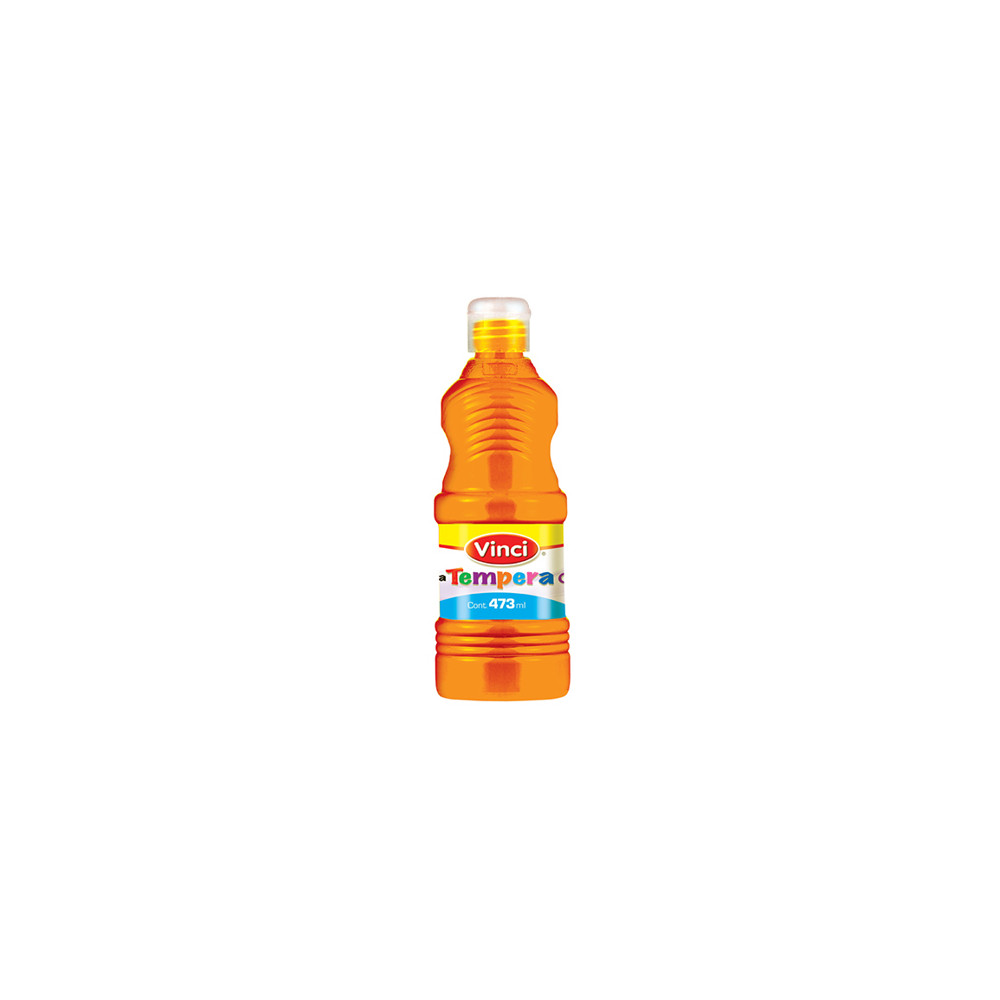 Pintura tempera vinci 473 ml naranja fluorescente [ 53098 ]