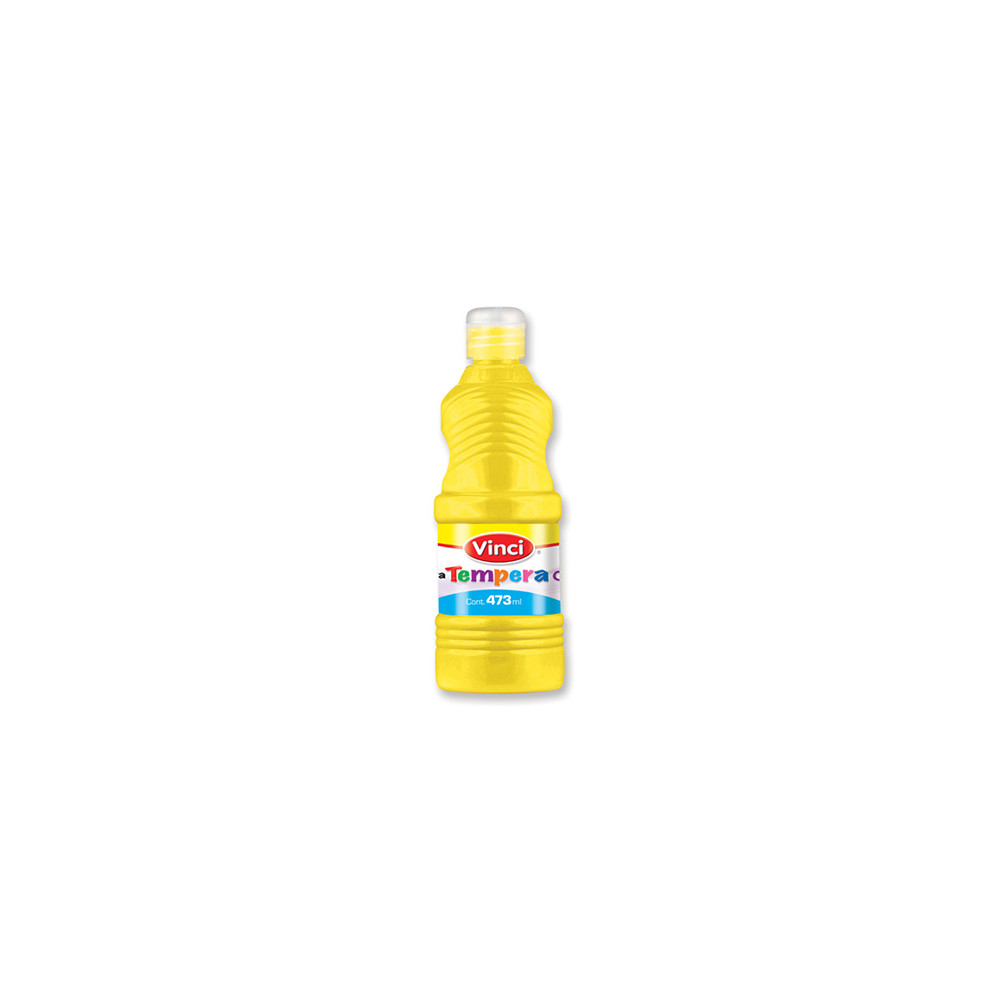 Pintura tempera vinci 473 ml amarillo fluorescente [ 53099 ]