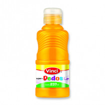 Pintura para dedos lavable vinci 237ml amarillo [ 22660 ]