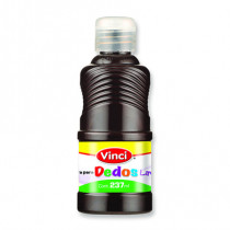 Pintura para dedos lavable vinci 237 ml caf  [ 22664 ]