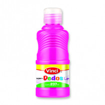 Pintura para dedos lavable vinci 237 ml magenta [ 22667 ]