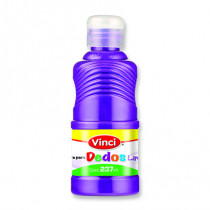 Pintura para dedos lavable vinci 237 ml violeta [ 22670 ]