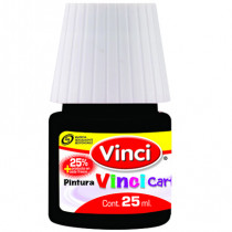 Pintura Cartel Vinci 25 ml Negro Bujia #73 Caja c/10 piezas [ 2310 ]