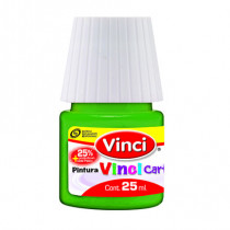 Pintura Cartel Vinci 25 ml Verde Amarillento #62 Caja c/10 piezas [ 2319 ]