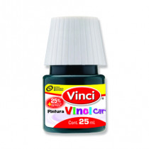 Pintura Cartel Vinci 25 ml Verde Obscuro #63A Caja c/10 piezas [ 2321 ]