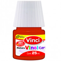 Pintura cartel vinci 25 ml bermellon - 54 caja c/10 piezas [ 2309 ]