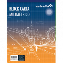 BLOCK ESTRELLA CARTA MILIMETRICO 50 HJS [ 17 ]