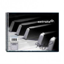 CUADERNO ESTRELLA PAUTADO ESPIRAL ITALIANA 50 HJS [ 55 ]