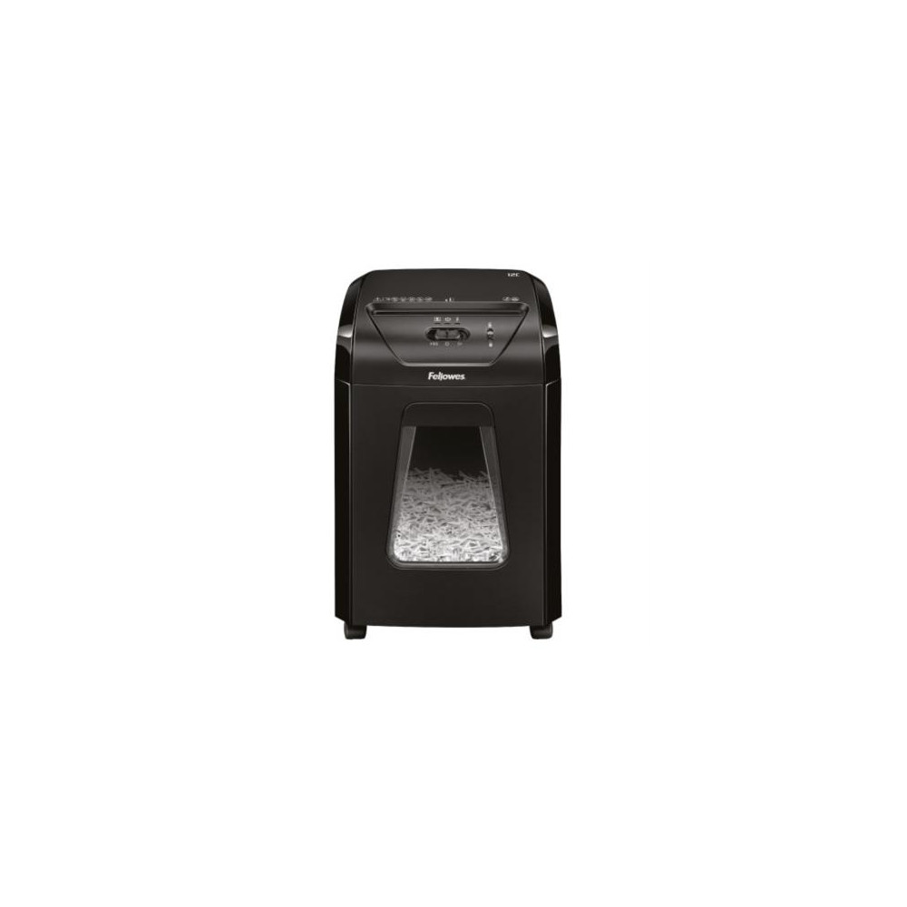 Trituradora Fellowes Powershred 12C Corte Cruzado 12 Hojas Color Negro [ 7120001 ]