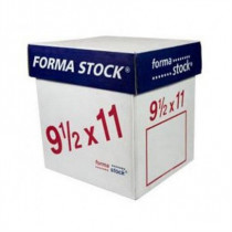 PAPEL FORMASTOCK BLANCO 9.5 X 11 A 3 2/3 2TANTO C/1500 [ TB0014 ]