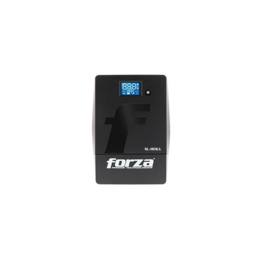 UPS Forza SL-801UL Interactivo Inteligente 800VA/480W 6 Salidas LCD Tctil Torre 120V Negro [ SL-801UL ]