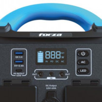 Generador Elctrico Porttil Forza FPP-T300 300W Tomas 2AC/6DC 2 Ventiladores Pantalla LCD Panel de Co [ FPP-T300 ]