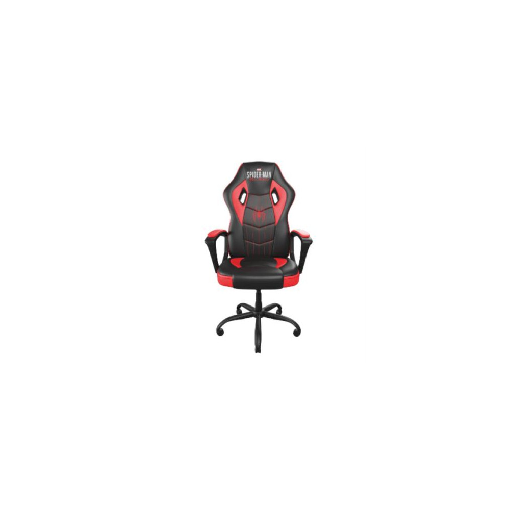 Silla Gamer XTech Soporta hasta 120kg  de PU y PVC con Respaldo Alto Marvel Spider-Man Negra/Rojo [ XTF-MC100SM ]