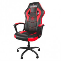 Silla Gamer XTech Soporta hasta 120kg  de PU y PVC con Respaldo Alto Marvel Spider-Man Negra/Rojo [ XTF-MC100SM ]