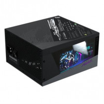 Fuente de Poder Gigabyte Aorus AP1200PM 1200W ATX 12V 80 Plus Platinum Full Modular 20+4 Fan 140mm P [ GP-AP1200PM ]