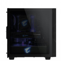 Gabinete Gamer Gigabyte Aorus C300 Glass Media Torre ITX mATX ATX 1xFan RGB Fusion 2.0 Cristal Templ [ GB-AC300G ]