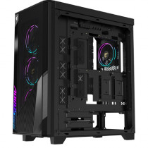 Gabinete Gamer Gigabyte Aorus C500 Glass Media Torre ITX mATX ATX EATX 4xFan ARGB Cristal Templado N [ GB-AC500G ]