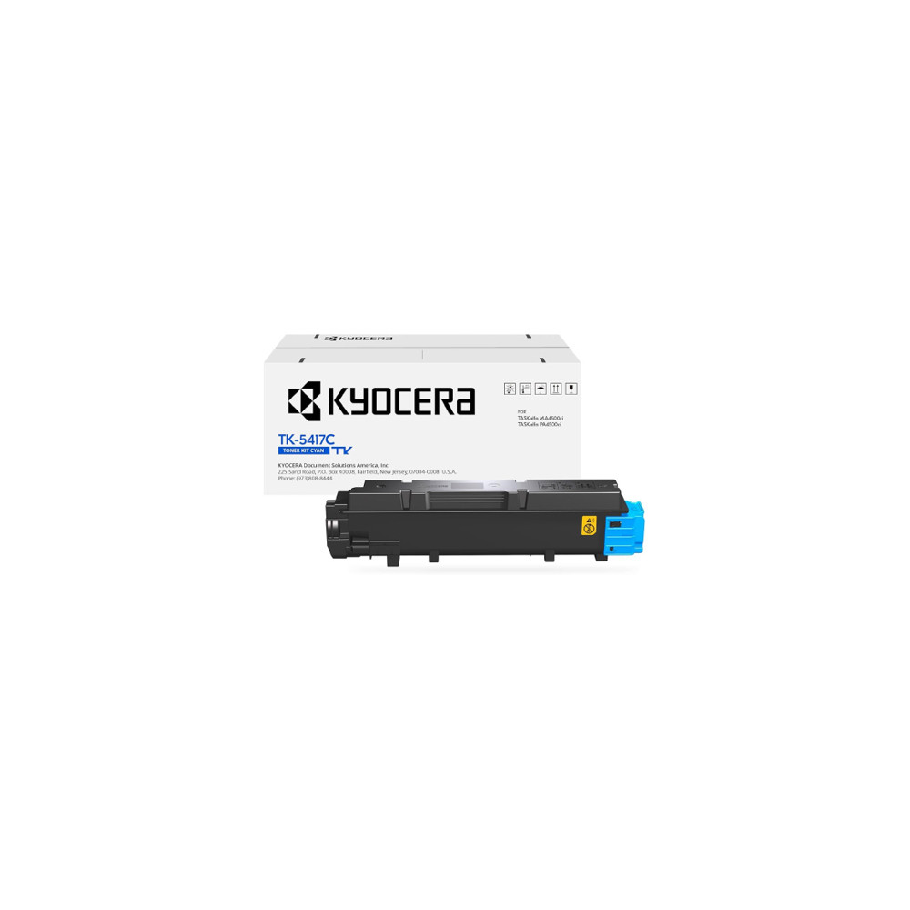 Toner kyocera TK-5417c  Cyan Rendimiento aprox. 13mi imp TaskAlfa PA4500ci/MA4500ci [ 1T02Z7CUS0 ]