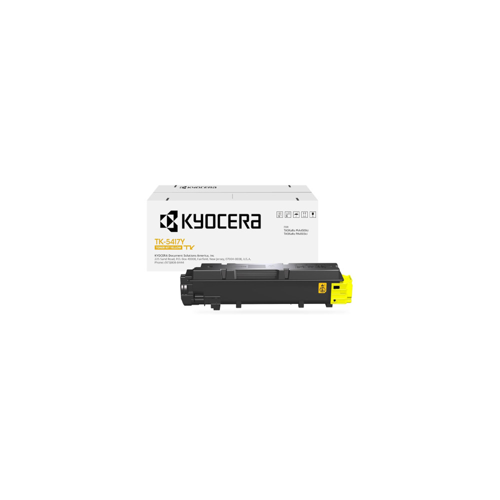 Toner kyocera TK-5417y Amarillo Rendimiento aprox. 13mi imp TaskAlfa PA4500ci/MA4500ci [ 1T02Z7AUS0 ]