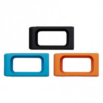 Pack de 3 fundas Kington de goma multicolor negro azul claro naranja para Ssd Portatil [ SNA-XSR1-3P ]