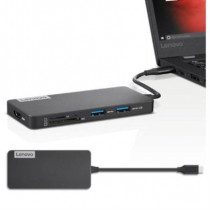 Docking Lenovo 1xUSB-C 2xUSB 3.0 1xHDMI TF/SD Negro [ 4X90V55523 ]