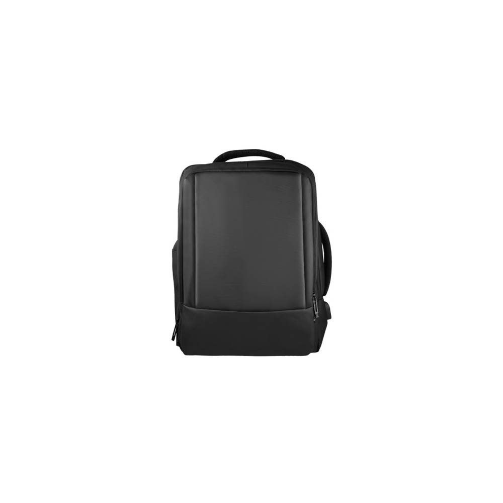 MOCHILA PERFECT CHOICE PARA LAPTOP EXPANDIBLE RESISTENTE AL AGUA - TUNDRA NEGRO [ PC-084334 ]