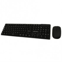 Kit Teclado y Mouse Perfect Choice Black Round Inalmbrico USB Color Negro [ PC-201052 ]