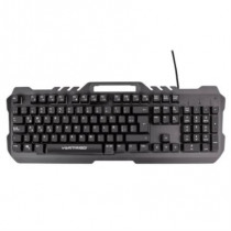 Teclado Almbrico Vortred Gaming RGB Rogue V-930426 LED Color Negro [ V-930426 ]