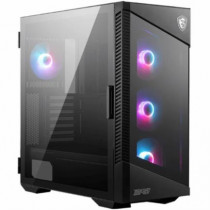 Gabinete Gamer MSI MPG Velox 100R Mid Tower ITX mATX ATX 4xFan ARGB Cristal Templado Color Negro [ MPG-VELOX-100R ]