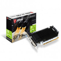 Tarjeta de Video MSI Silent GeForce GT730 2GB Low Profile DDR3 PCIe 2.0 1xHDMI 1xDVI-D 1xD-SUB [ N730K-2GD3HLPVI ]