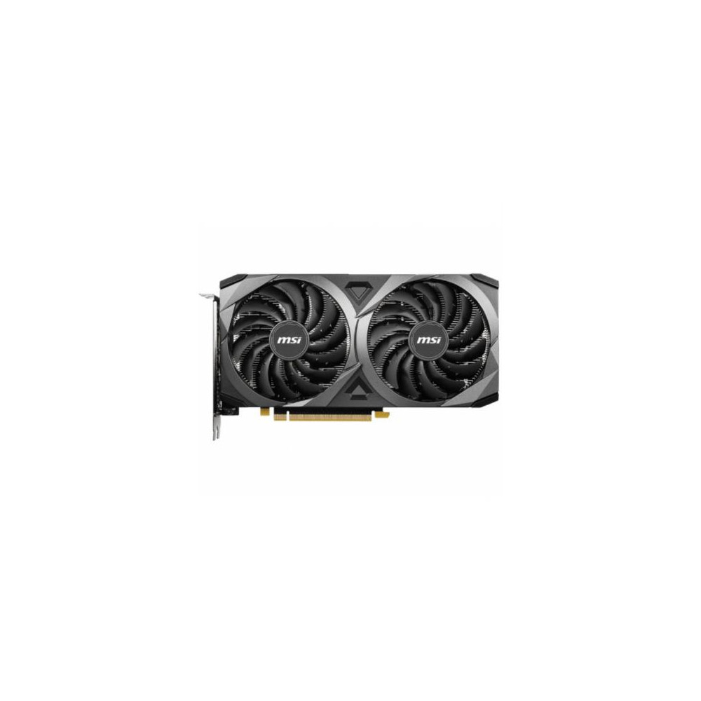 Tarjeta de Video MSI Ventus GeForce RTX3060 OC 12GB Dual Fan GDDR6 PCIe 4.0 1xHDMI 3xDP [ RTX-3060-VENTUS-2X-12G-OC ]