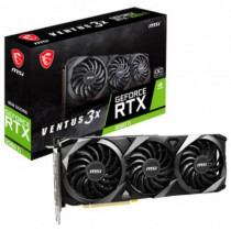 Tarjeta de Video MSI Ventus GeForce RTX3060TI OC 8GB LHR Triple Fan GDDR6 PCIe 4.0 1xHDMI 3xDP [ RTX-3060-TI-VENTUS-3X-8G-OC-LHR ]