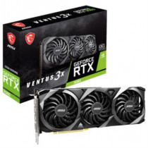 Tarjeta de Video MSI Ventus GeForce RTX3060 OC 12GB Triple Fan GDDR6 PCIe 4.0 1xHDMI 3xDP [ RTX-3060-VENTUS-3X-12G-OC ]