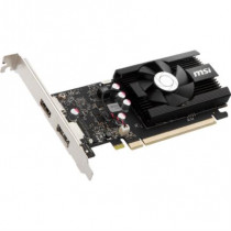 Tarjeta de Video MSI GeForce GT1030 OC 2GB Low Profile Single Fan DDR4 PCIe 3.0 1xHDMI 1xDP [ GEFORCE-GT-1030-2GD4-LP-OC ]