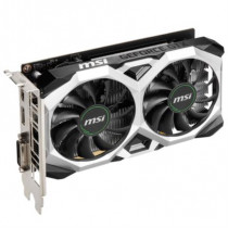 Tarjeta de Video MSI Ventus GeForce GTX1650 OC 4GB Dual Fan GDDR5 PCIe 3.0 1xDVI-D 1xHDMI 1xDP [ GTX-1650-VENTUS-XS-4G-OC ]