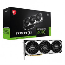 Tarjeta de Video MSI Ventus GeForce RTX4070 OC 12GB Triple Fan GDDR6X PCIe 4.0 1xHDMI 3xDP [ RTX-4070-VENTUS-3X-12G-OC ]