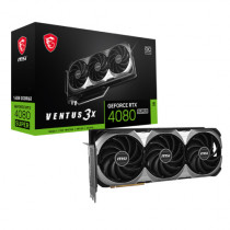 Tarjeta de Video MSI Ventus GeForce RTX4080 OC Super 16GB Triple Fan GDDR6X PCIe 4.0 1xHDMI 3xDP [ RTX-4080-SUPER-16G-VENTUS-3X-OC ]