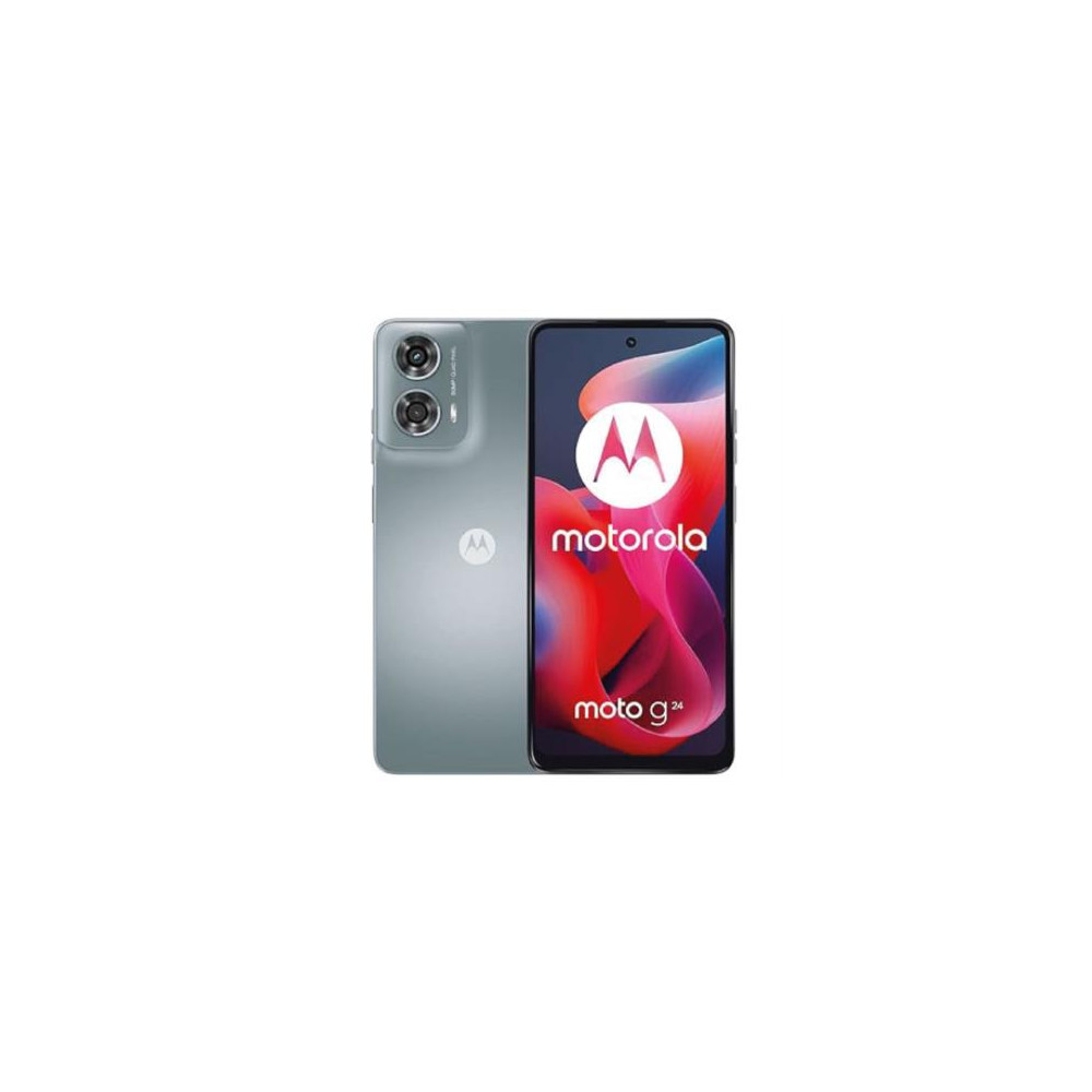 Smartphone Motorola G24 6.56" Mediatek 128GB/4GB Cmara 50MP+2MP/8MP Helio G85 Android 14 Color Gris [ PB160038MX ]