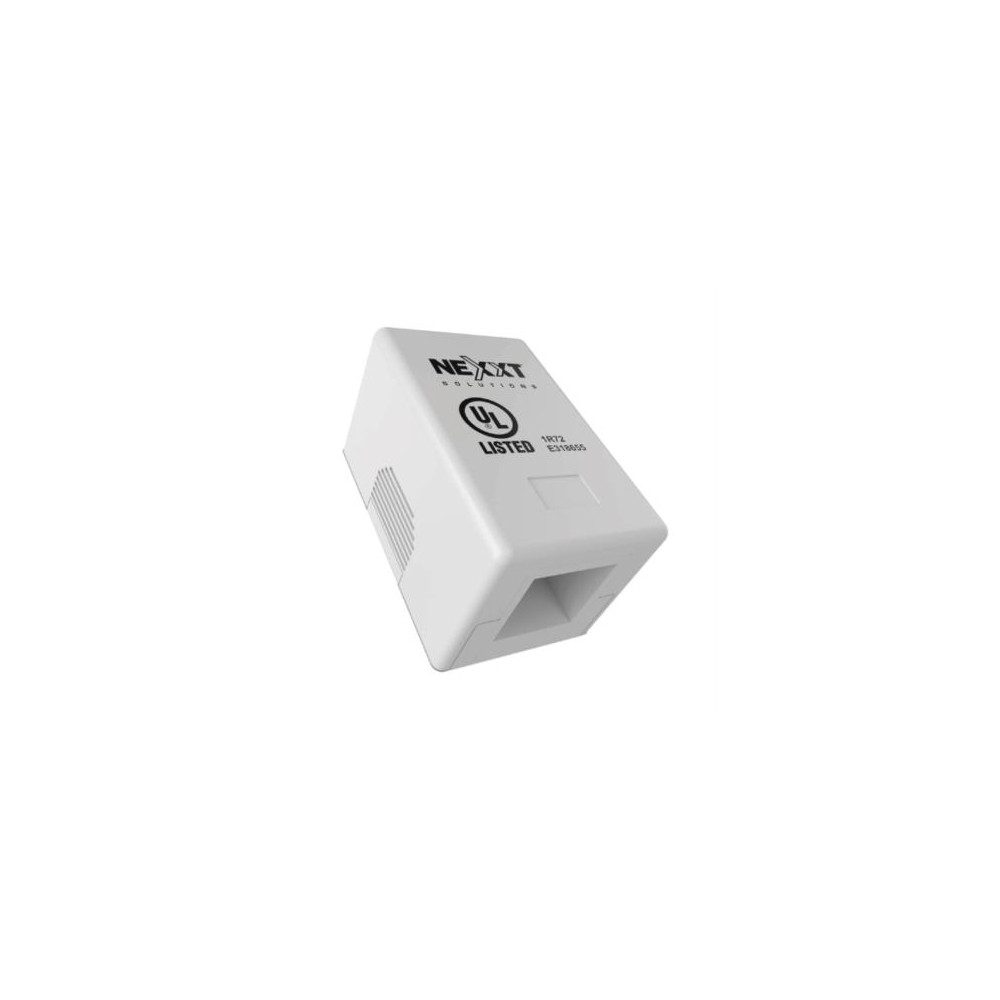 Caja de Montaje Nexxt Solutions Superficial 1 Puerto RJ45 Cat5e Blanco [ AE181NXT03 ]