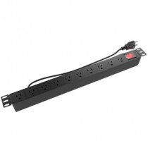 Regleta para Montaje Nexxt Solutions NPD-11U9N15A en Bastidor de 9 Tomacorrientes PDU 1U 125V/15A [ AW222NXT81 ]