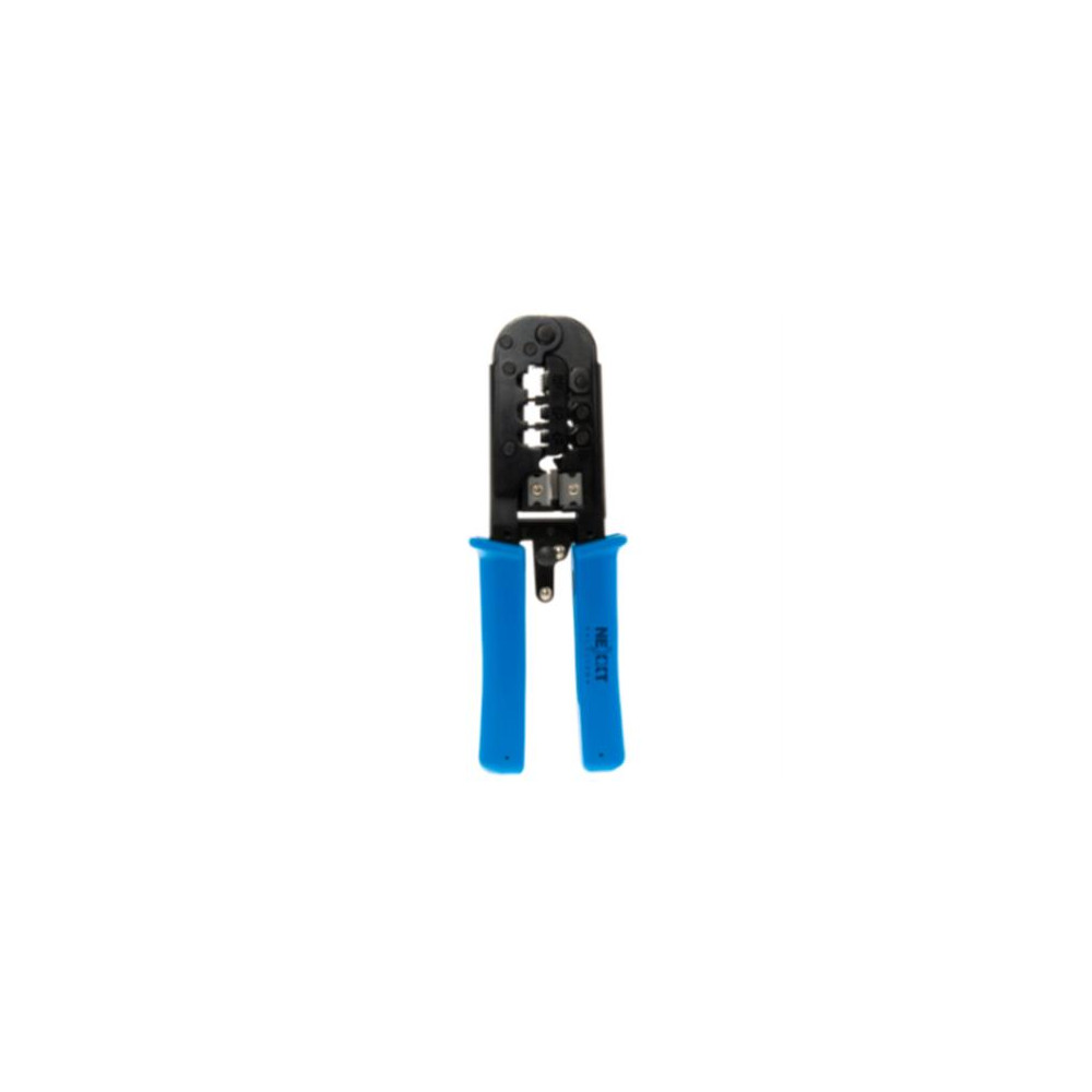 Pinza Modular Nexxt Solutions con Prensa Terminal Pro-3 RJ45 RJ11 y RJ12. [ AW250NXT17 ]